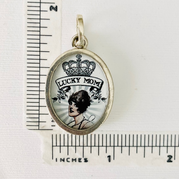 Lucky Mom Pick Up Sticks Reversible Charm - Picture 2 of 2